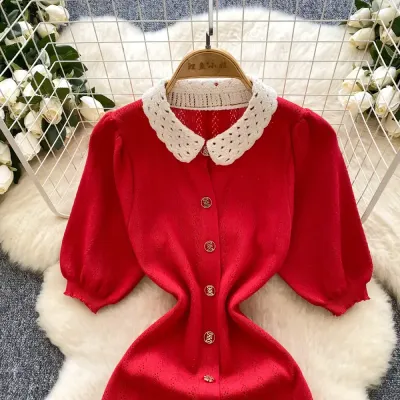FRENCH CHANEL STYLE KNITTED DRESS